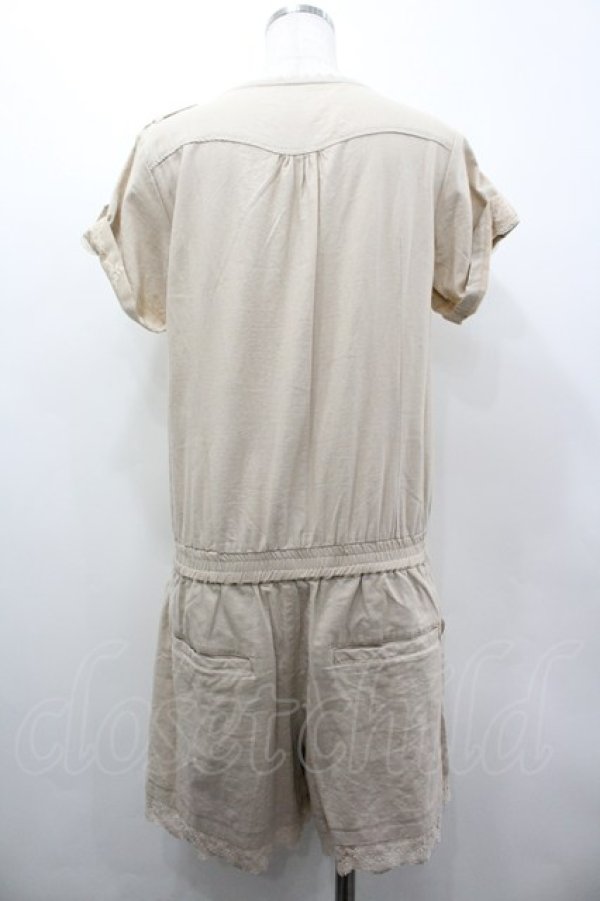 画像2: axes femme / 半袖コンビネゾン  キナリ I-26-03-02-062-AX-OP-SA-ZI (2)