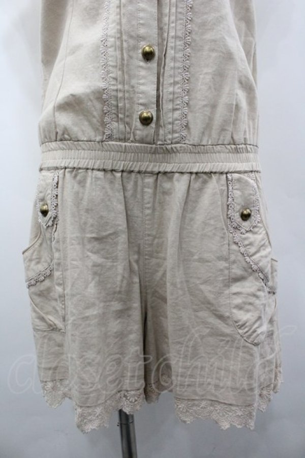 画像3: axes femme / 半袖コンビネゾン  キナリ I-26-03-02-062-AX-OP-SA-ZI (3)