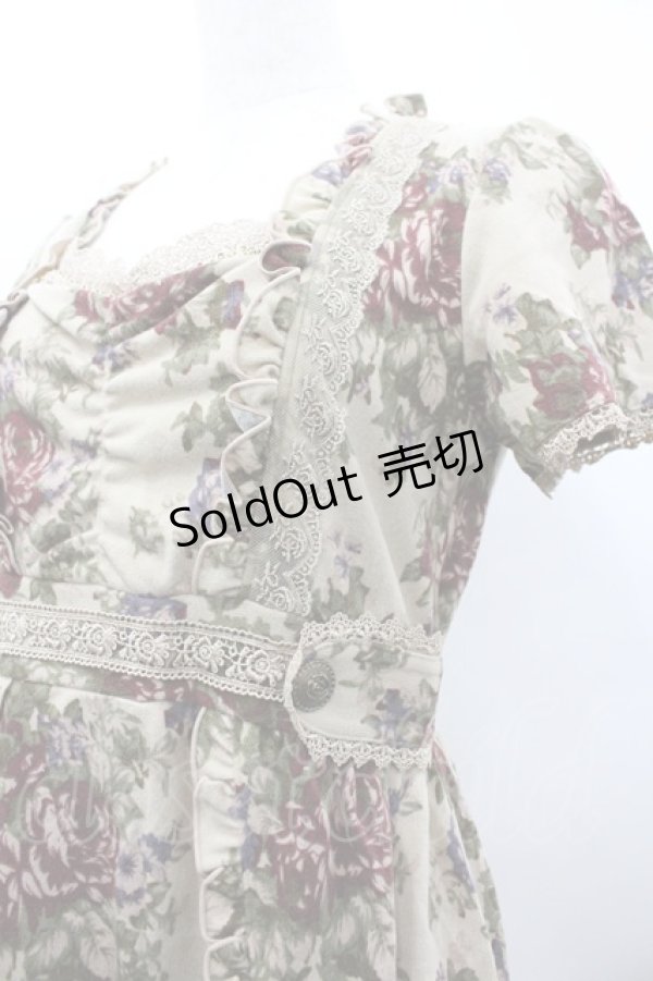 画像3: axes femme / 花柄カットソー姫OP M ベージュ I-26-03-02-074-AX-OP-SA-ZI (3)