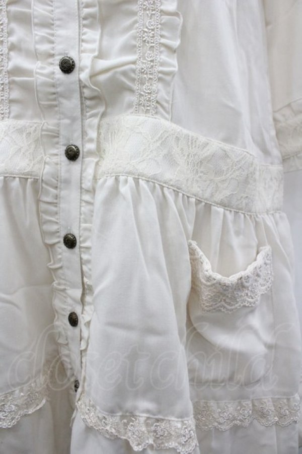 画像3: axes femme / ポケット付きシャツチュニック M キナリ I-26-03-02-080-AX-BL-SA-ZI (3)