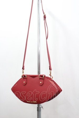 画像: Maison de FLEUR / リップモチーフバッグ  赤 I-26-03-02-098-LO-BG-SA-ZI