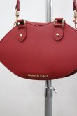 画像2: Maison de FLEUR / リップモチーフバッグ  赤 I-26-03-02-098-LO-BG-SA-ZI (2)