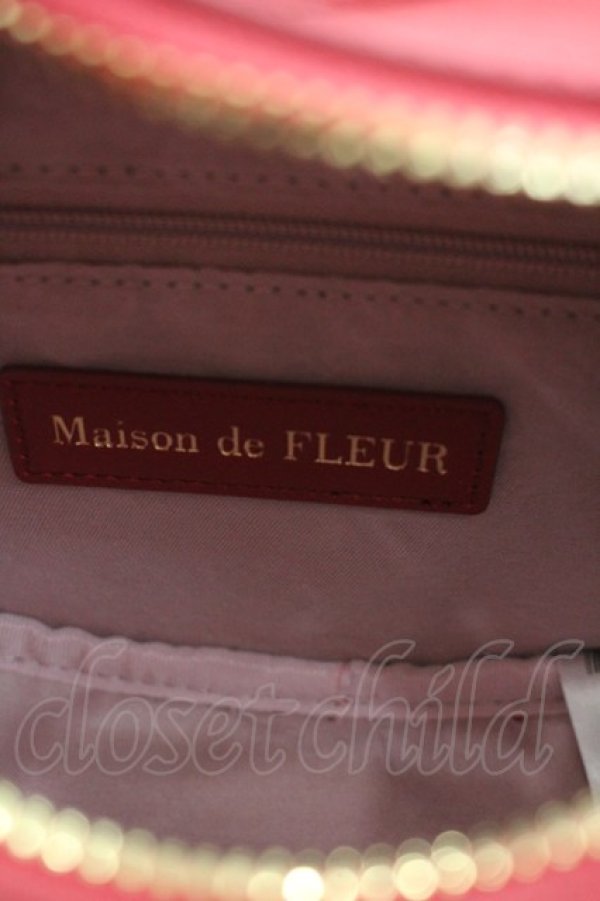 画像4: Maison de FLEUR / リップモチーフバッグ  赤 I-26-03-02-098-LO-BG-SA-ZI (4)