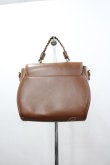 画像2: axes femme / レザー2WAYバッグ  キャメル I-26-03-02-100-AX-BG-SA-ZI (2)