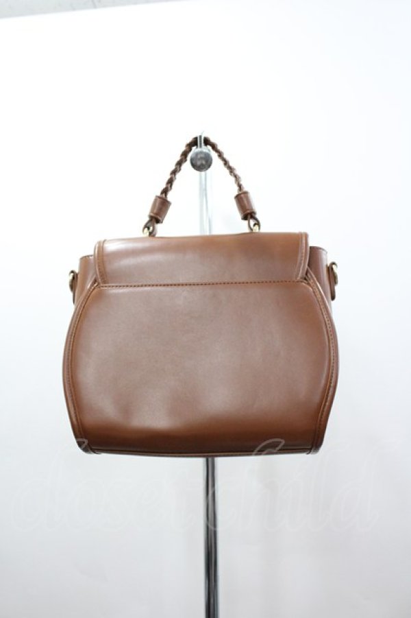 画像2: axes femme / レザー2WAYバッグ  キャメル I-26-03-02-100-AX-BG-SA-ZI (2)