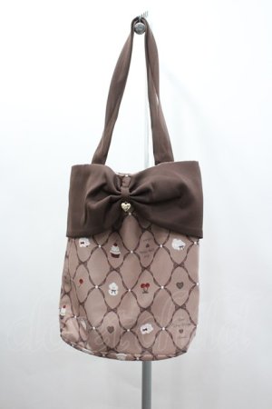 画像: Amavel / オリジナルプリントトートバッグ  ブラウン I-26-03-02-102-CA-BG-SA-ZI