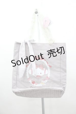 画像: m petit by misako / AM*リボンツキトート  中紫 I-26-03-02-103-LO-BG-SA-ZI