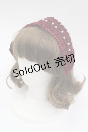 画像: FLC / ホシナ*ヘッドドレス  ボルドー I-26-03-02-104-LO-AC-SA-ZI