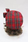 画像2: Amavel / Dolly Holidayチェックリボンベレー  赤チェック I-26-03-02-107-CA-AC-SA-ZI (2)