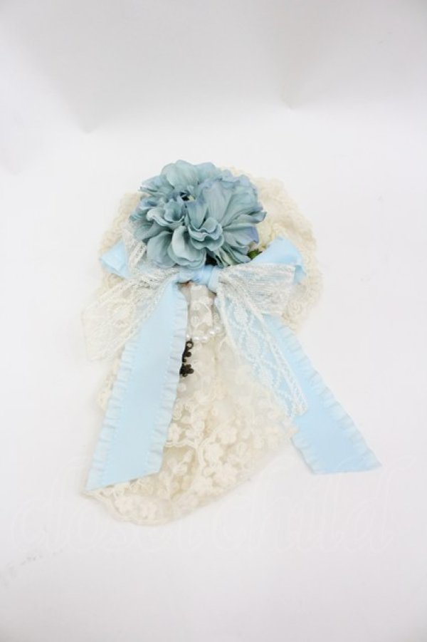 画像1: Anges et Demons / キャノティエクリップ  サックスＸアイボリー I-26-03-02-110-GO-AC-SA-ZI (1)