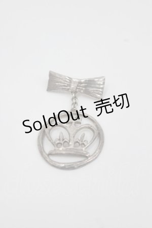 画像: Jane Marple / リボンクラウンブローチ  シルバー I-26-03-02-113-JM-AC-SA-ZI