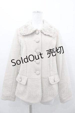 画像: axes femme / デコ衿ショートコート M キナリ I-26-03-02-022-AX-JA-SA-ZI