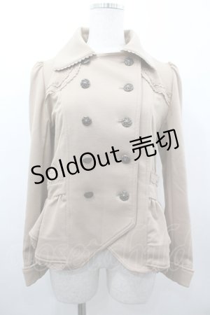 画像: axes femme / ナポレオンペプムラジャケット M ベージュ I-26-03-02-031-AX-JA-SA-ZI