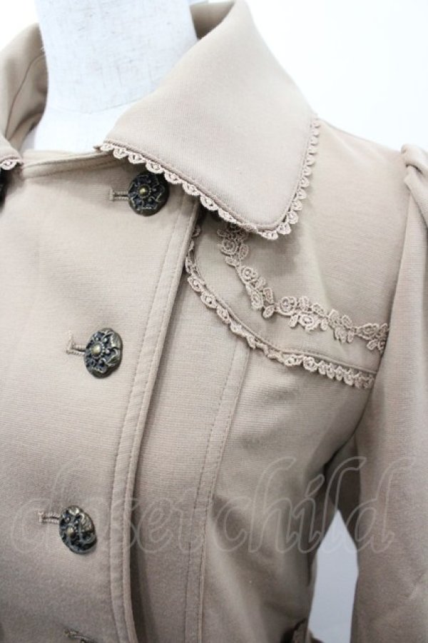 画像3: axes femme / ナポレオンペプムラジャケット M ベージュ I-26-03-02-031-AX-JA-SA-ZI (3)