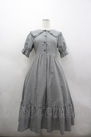 画像: m petit by misako / AM*ギンガムCHKワンピース S グレー I-26-03-04-034-LO-OP-TE-ZI