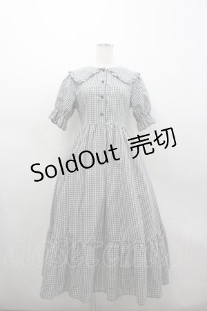 画像: m petit by misako / AM*ギンガムCHKワンピース S グレー I-26-03-04-034-LO-OP-TE-ZI