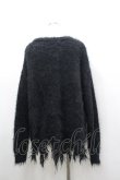 画像3: REFLEM / ロゴリベットフェザーヤーンニット  黒 I-26-03-04-004-PU-TO-SA-ZI (3)