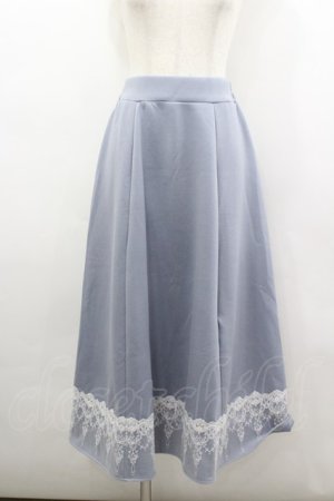 画像: axes femme / ダンボールニットスカート F サックス I-26-03-04-040-AX-TO-TE-ZI