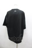 画像3: REFLEM / チェーン付き顔料加工Tシャツ  黒Ｘ白 I-26-03-04-005-PU-TO-SA-ZI (3)