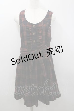 画像: axes femme / フィット&フレアージャンドレ M ワイン×ネイビー I-26-03-04-055-AX-OP-TE-ZI