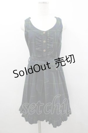 画像: axes femme / フィット&フレアージャンドレ M グリーン I-26-03-04-057-AX-OP-TE-ZI