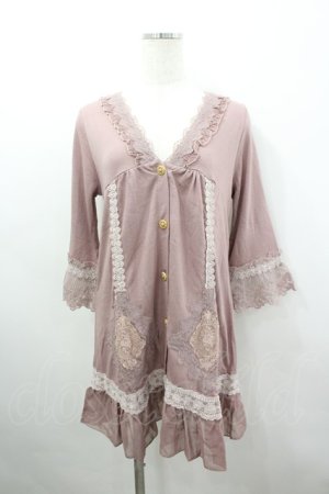 画像: axes femme / ダイヤレースカーデ M ピンク I-26-03-04-058-AX-TO-TE-ZI