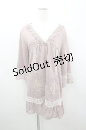 画像: axes femme / ダイヤレースカーデ M ピンク I-26-03-04-059-AX-TO-TE-ZI