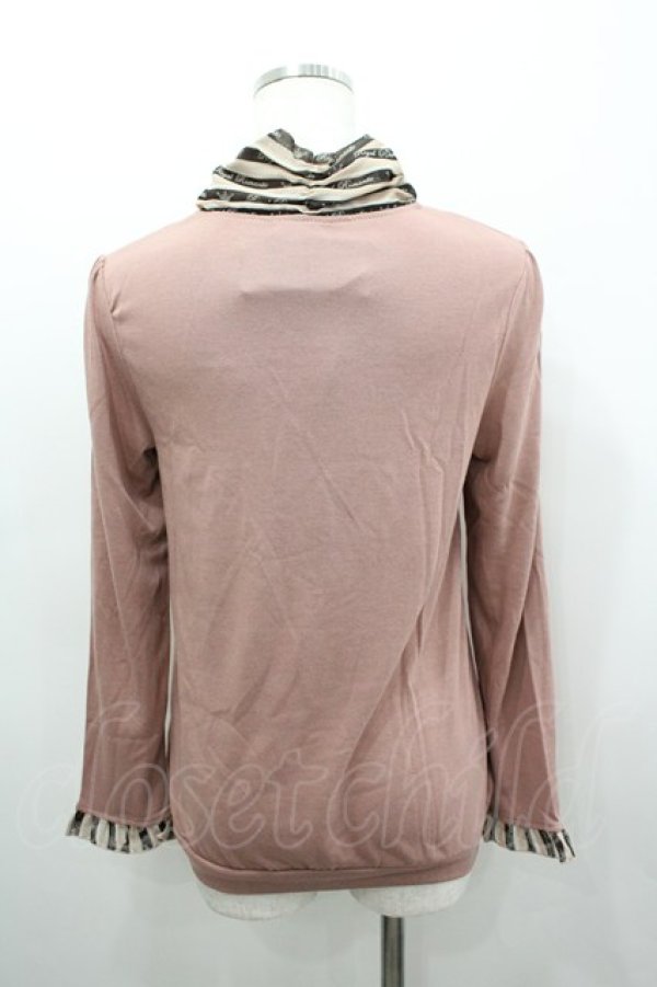 画像2: axes femme / レジメ柄ボータイPO M アワピンク I-26-03-04-062-AX-TO-TE-ZI (2)