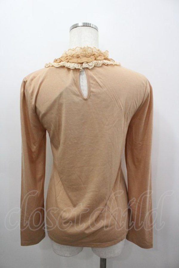 画像3: axes femme / ブラウス風プチスタンドPO M ベージュ I-26-03-04-069-AX-TO-TE-ZI (3)