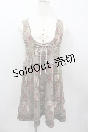 画像: axes femme / ジャンドレレイヤード風チュニック M ブラウン I-26-03-04-092-AX-OP-TE-ZI