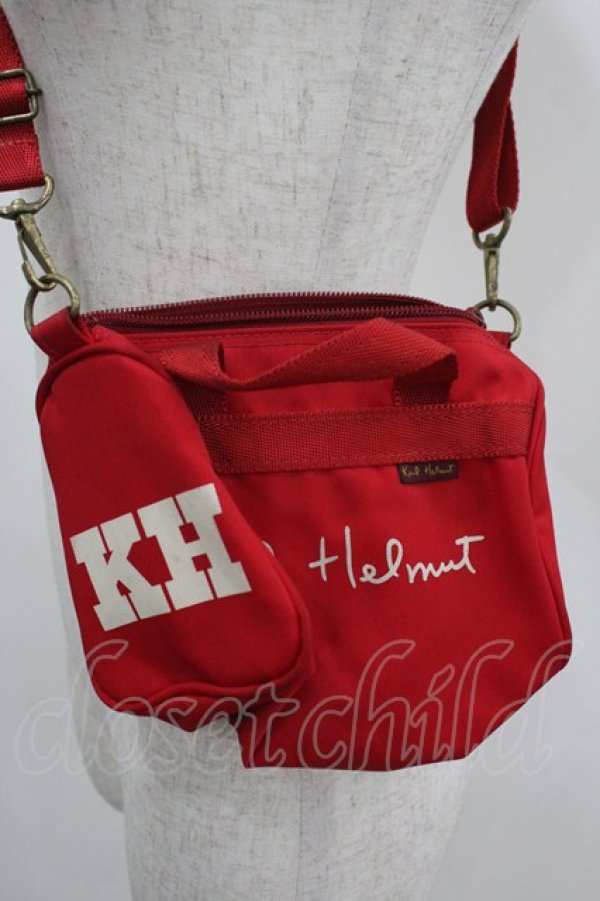 画像2: Karl Helmut / ロゴミニショルダーバッグ  赤 I-26-03-04-098-EL-BG-SA-ZI (2)