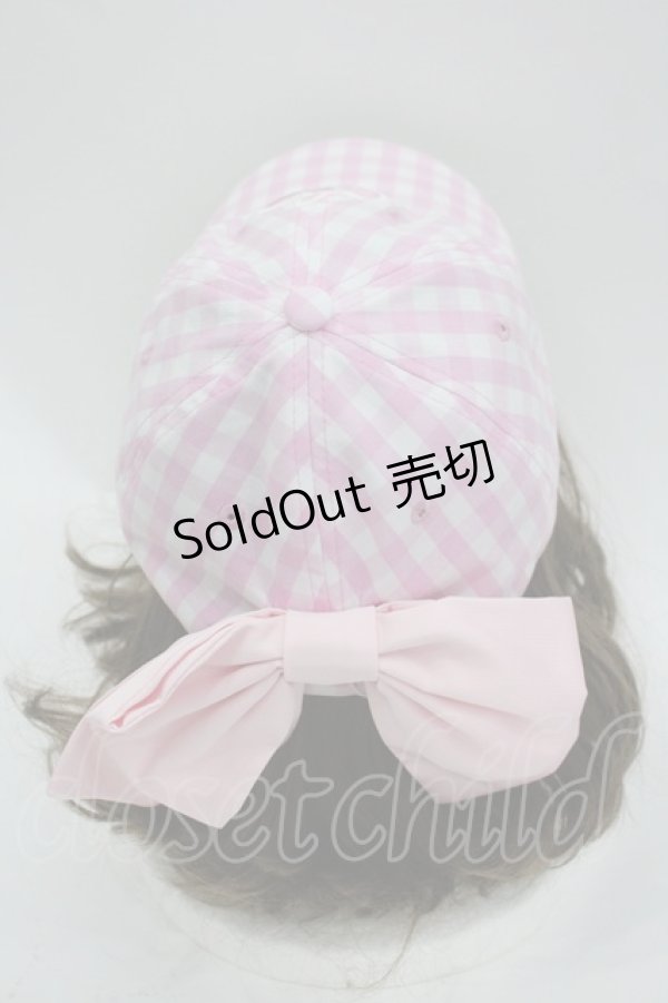 画像3: Chalmiere / illustrator MAKI × Chalmiere/ファンシードールキャップ  ピンク I-26-03-04-105-0-AC-TE-ZI (3)