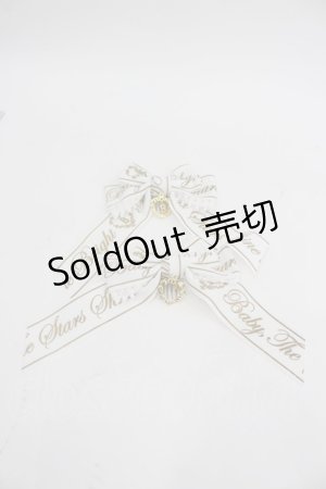 画像: BABY,THE STARS SHINE BRIGHT / Best Wishesリボンコーム  白 I-26-03-04-107-BA-ZA-SA-ZI