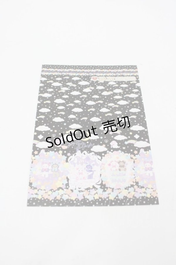 画像1: BABY,THE STARS SHINE BRIGHT / くみゃちゃんのKiraKira Sweets Halloweenポストカード  黒 I-26-03-04-116-BA-ZA-SA-ZI (1)