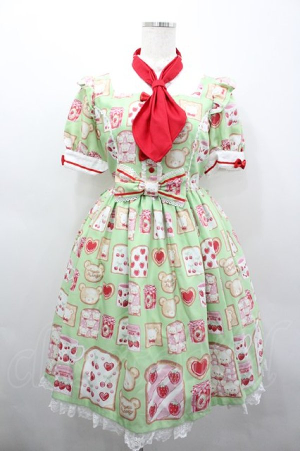 画像1: Angelic Pretty / Sunny Day Brunchワンピース  ミント I-26-03-04-015-AP-OP-SA-ZI (1)