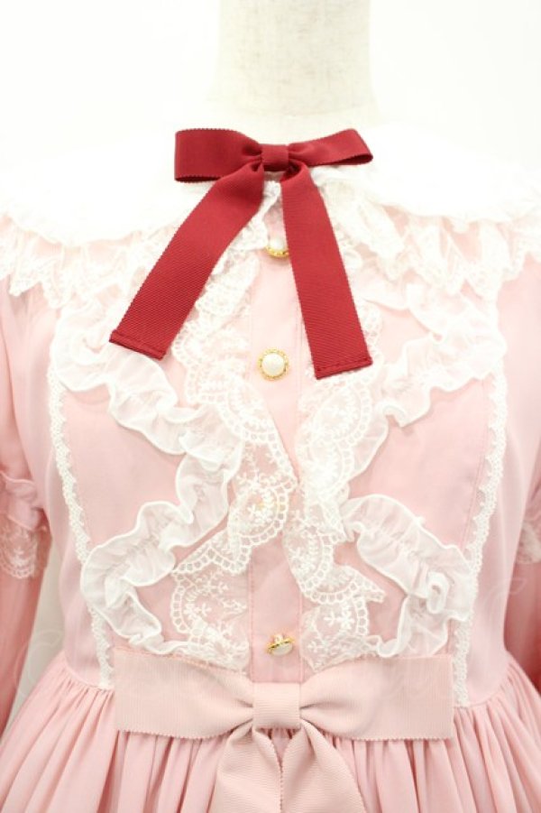 画像2: Angelic Pretty / Romantic Poemワンピース  ピンク I-26-03-04-016-AP-OP-SA-ZI (2)