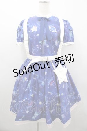 画像: Angelic Pretty / Galaxy Cocktailワンピース  紺 I-26-03-04-017-AP-OP-SA-ZI