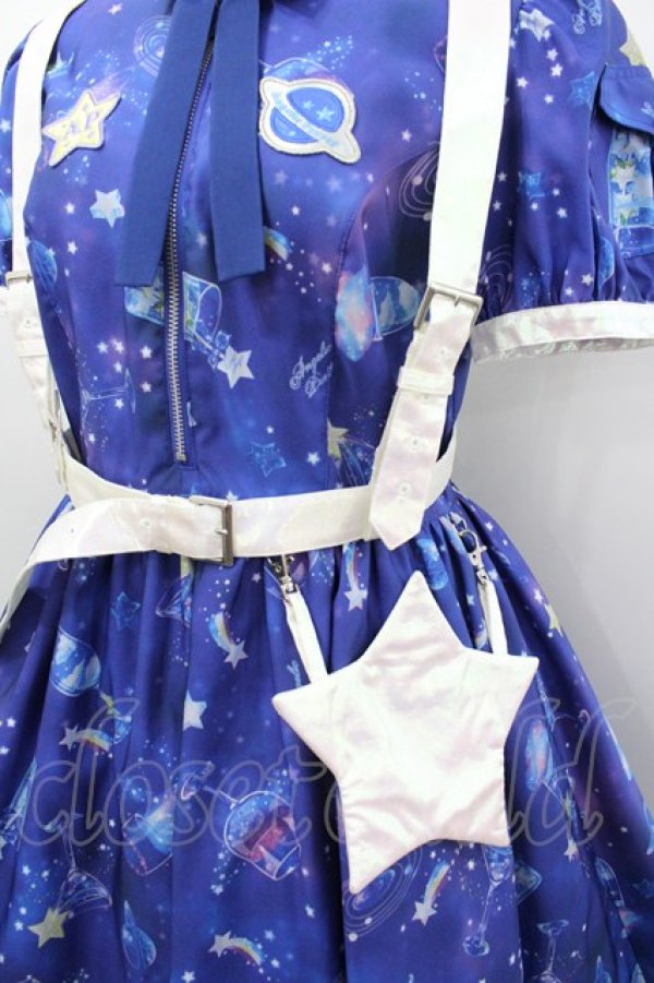 画像2: Angelic Pretty / Galaxy Cocktailワンピース  紺 I-26-03-04-017-AP-OP-SA-ZI (2)
