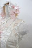 画像3: BABY,THE STARS SHINE BRIGHT / ベビードールジャンパースカート＆プリンセスドロップヘッドドレス  生成りＸピンク I-26-03-04-020-BA-OP-SA-ZI (3)