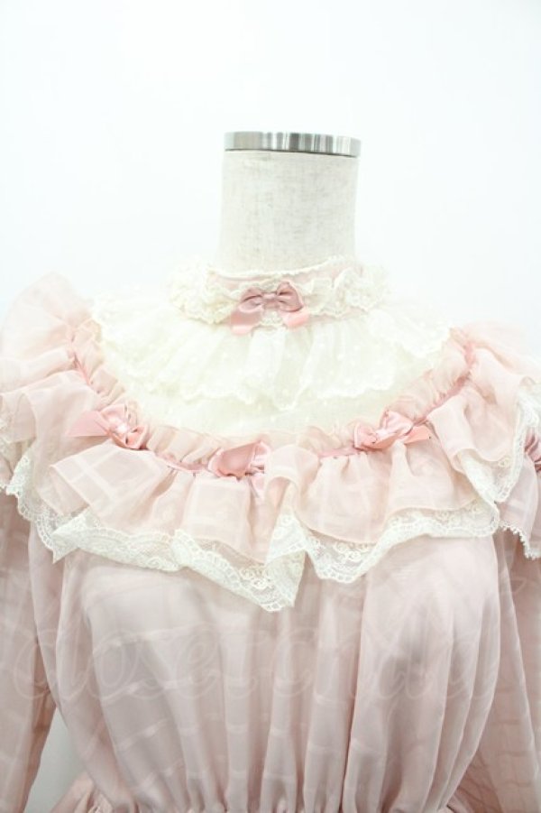 画像2: ALICE and the PIRATES / マリーのおリボンいっぱいワンピース  ピンク I-26-03-04-023-PA-OP-SA-ZI (2)