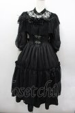 画像1: ALICE and the PIRATES / 薔薇の淑女ワンピース  黒 I-26-03-04-025-PA-OP-SA-ZI (1)