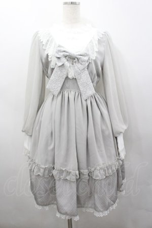 画像: ALICE and the PIRATES / Eternal Prayerワンピース  グレーＸ白 I-26-03-04-026-PA-OP-SA-ZI