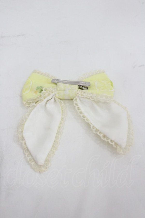 画像2: Angelic Pretty / Fruity Lemonリボンクリップ  イエロー I-26-03-05-050-AP-AC-SA-ZI (2)