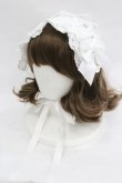 画像1: axes femme kawaii / トーションレースヘッドドレス  白 I-26-03-05-067-AX-AC-SA-ZI (1)