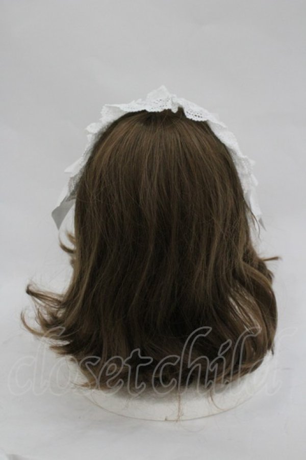 画像4: axes femme kawaii / トーションレースヘッドドレス  白 I-26-03-05-067-AX-AC-SA-ZI (4)