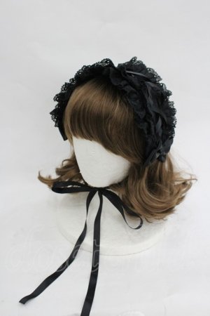 画像: metamorphose / レースアップヘッドドレス  黒 I-26-03-05-069-ME-AC-SA-ZI