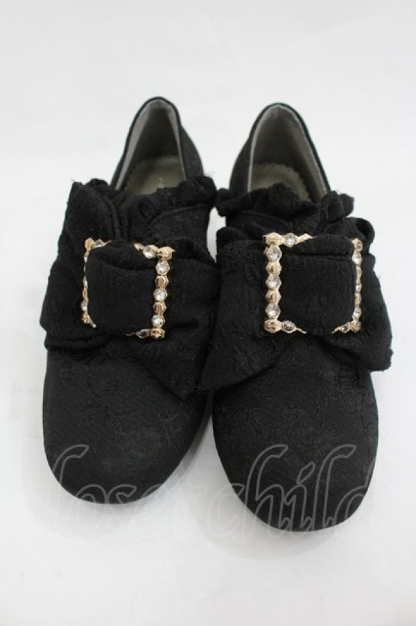 画像1: axes femme kawaii / ロココシューズ S 黒 I-26-03-05-006-AX-SH-SA-ZI (1)