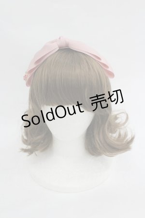 画像: m petit by misako / NINA'sコラボ AM*NIリボンカチューシャ  ピンク I-26-03-05-073-LO-AC-SA-ZI
