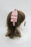 画像2: m petit by misako / NINA'sコラボ AM*NIリボンカチューシャ  ピンク I-26-03-05-073-LO-AC-SA-ZI (2)