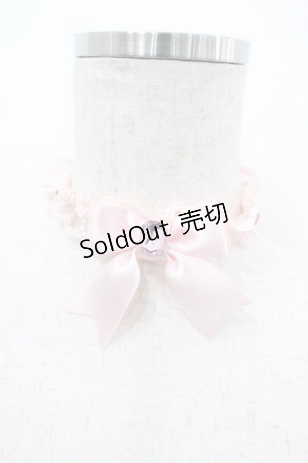 画像1: Angelic Pretty / Princessリボンデコレーションチョーカー  ピンク I-26-03-05-095-AP-AC-SA-ZI (1)